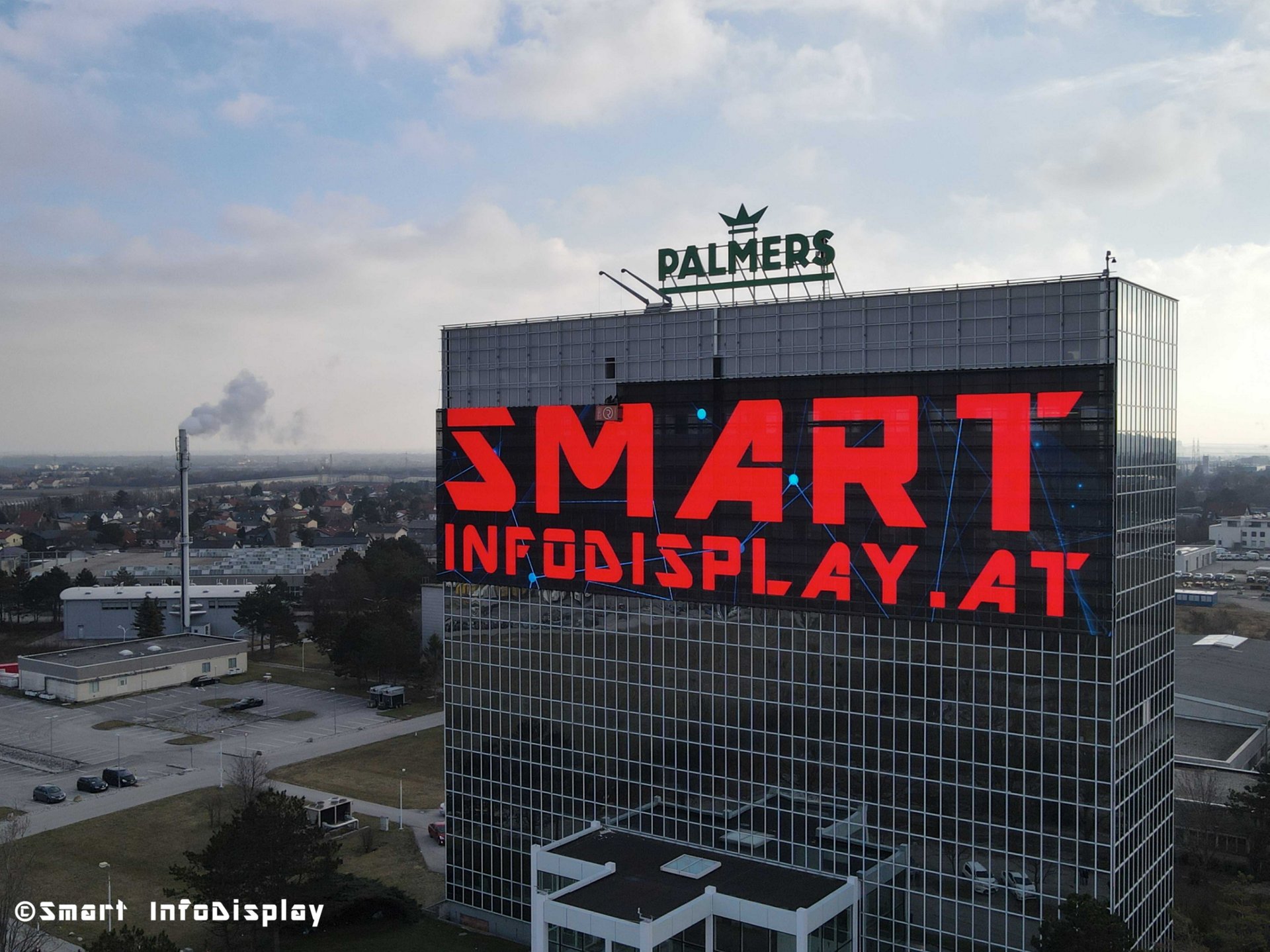 Transparentes LED Display Palmers SCS